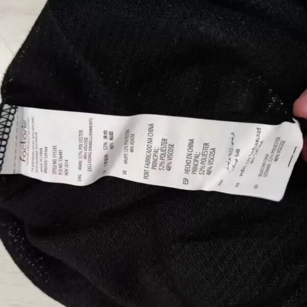 A total of 4,000 black women's tops - Image 4