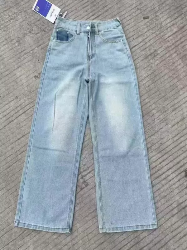 7000 pieces in total, women's fashionable wide leg jeans